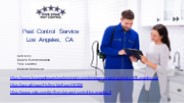 Pest Control Services in Los Angeles, CA