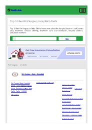 Top 10 Best Ent Surgery Hospital in Delhi