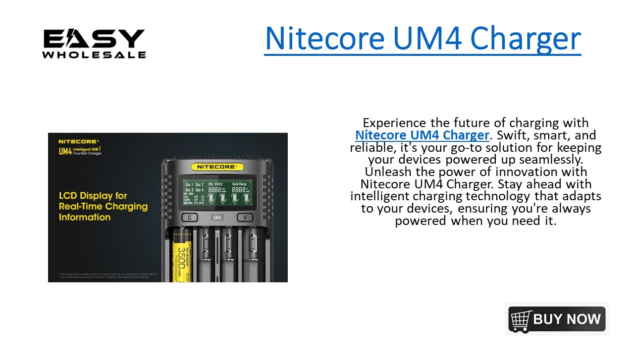 Nitecore UM4 Charger