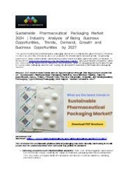 Sustainable Pharma Unveiled: Navigating Growth and Demand Trends