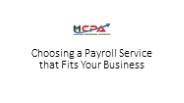 Choosing a Payroll Service that Fits Your Small Business