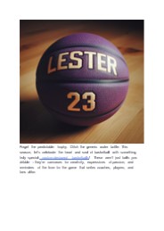 Custom Basketball Gifts for Coach, Players, and Fans