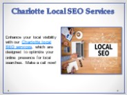Charlotte Local SEO Services
