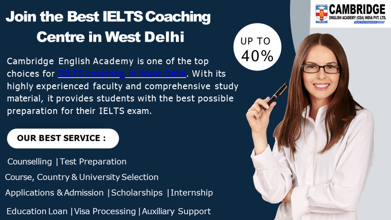 Join the best IELTS coaching centre in West Delhi