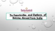 Canada Scholarship | Santamonica Study Abroad Pvt Ltd