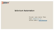 Selenium Auto Machine Training in Hyderabad