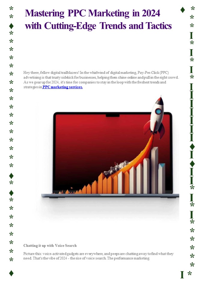 Mastering PPC Marketing in 2024 with Cutting-Edge Trends and Tactics