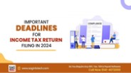 IT Department Announced ITR Filing Calendar 2024
