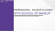 Professional Makeup Classes with School of Makeup