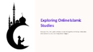 Exploring Online Islamic Education (1)