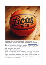Crafting the Best Custom Basketballs with Logos