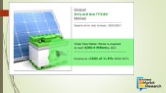 solar battery market