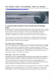 The Ultimate Guide to Fundraising Ideas for Schools