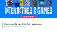 Moonwalk rentals San Antonio
