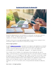 Budgeting Software for Nonprofits