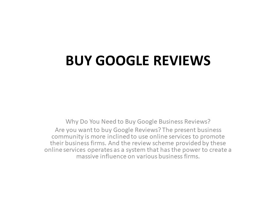 BUY GOOGLE REVIEWS (1)