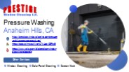 Pressure Washing Anaheim Hills, CA