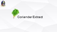 Coriander Extract
