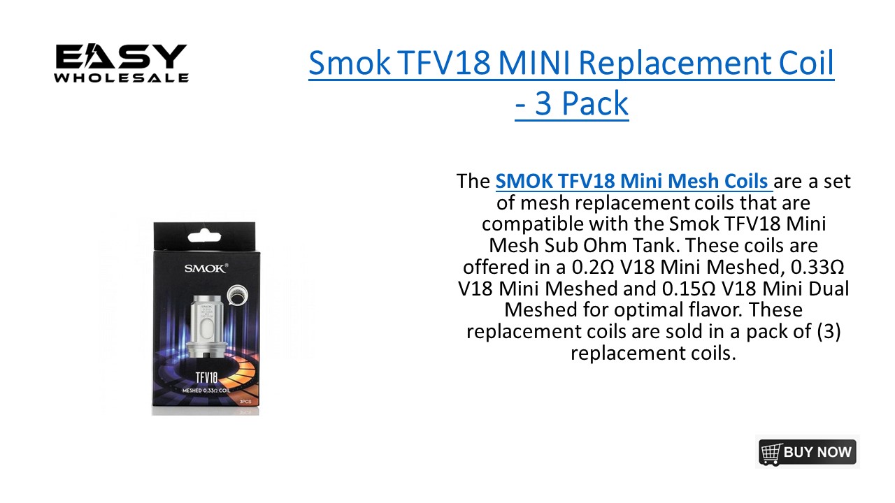 Smok TFV18 MINI Replacement Coil - 3 Pack
