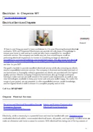 Electrician in Cheyenne WY (1)
