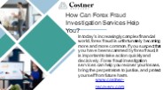 How Can Forex Fraud Investigation Services Help You?