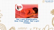 Red Light Wavelengths: How They Affect Red Light Therapy