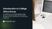 Excel For Mac Training | Collegeafricagroup.com