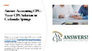 CPA Colorado Springs