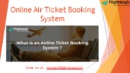 Online Air Ticket Booking System
