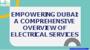 Electrical Maintenance Dubai with RepairCart