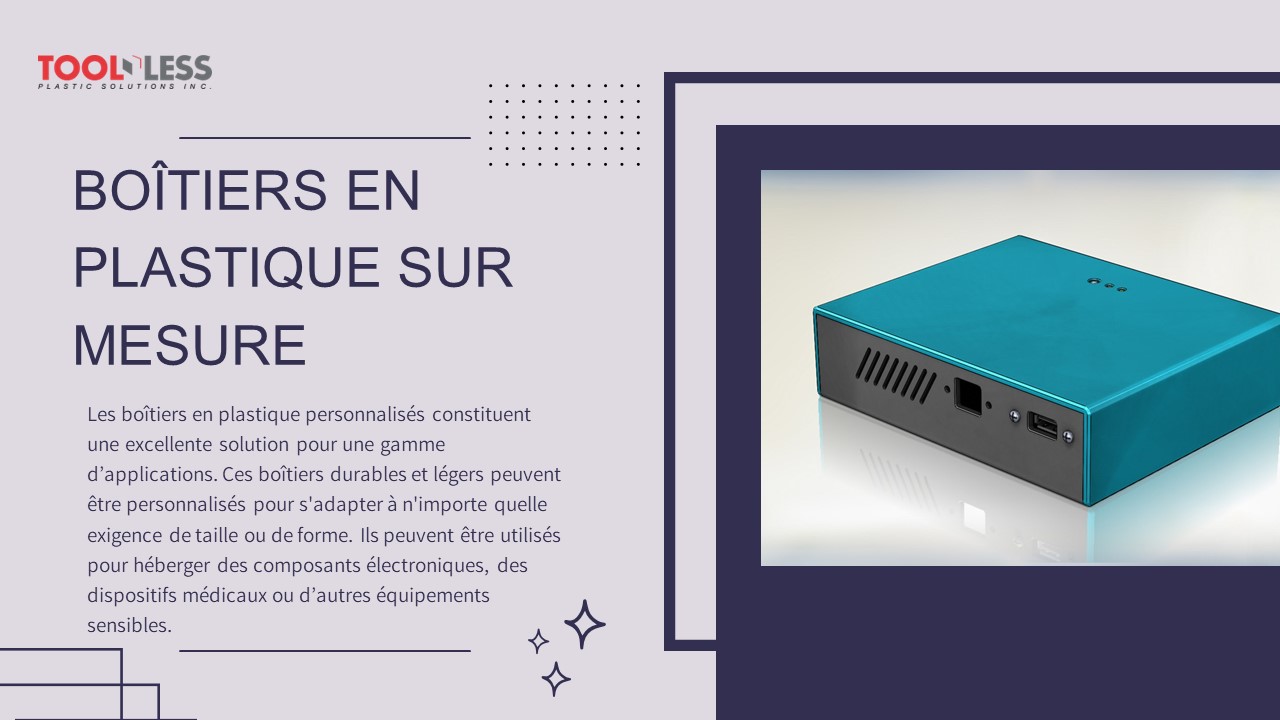 Découvrez les plus fiables boîtiers en plastique sur mesure
