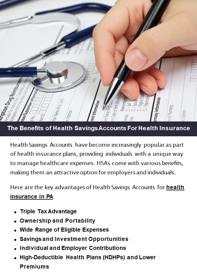 The Benefits of Health Savings Accounts For Health Insurance