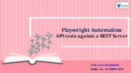 Playwright Training | Playwright Course in Hyderabad