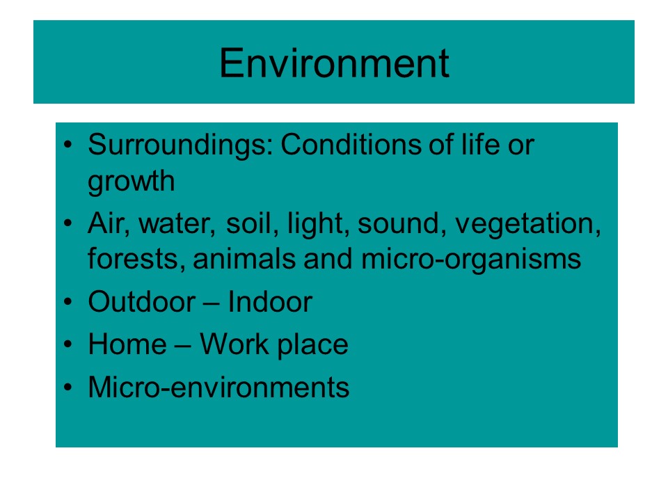Environmental Pollution - Jindal Chest Clinic