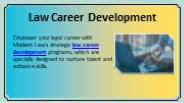 Law Career Development