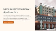 Best Spine Surgery in Lucknow - Apollomedics Hospital