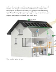 Solar Panel for home