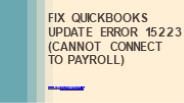 Best Methods to Fix QuickBooks Update Error 15223