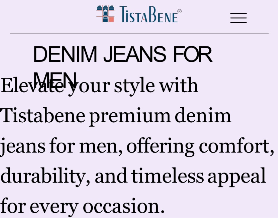 Unlocking Style: Tistabene Mens Denim Jeans Lookbook (1)