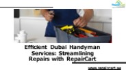 Dubai Handyman Services With RepairCart