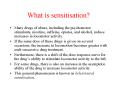 What is sensitisation PowerPoint PPT Presentation
