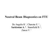 Neutral Beam Diagnostics on FTU