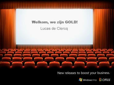 Welkom, we zijn GOLD