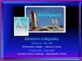 eCalligraphy PowerPoint PPT Presentation