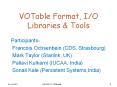VOTable%20Format,%20I/O%20Libraries%20 PowerPoint PPT Presentation