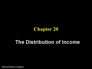 The Distribution of Income