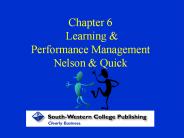 Chapter 6 Learning