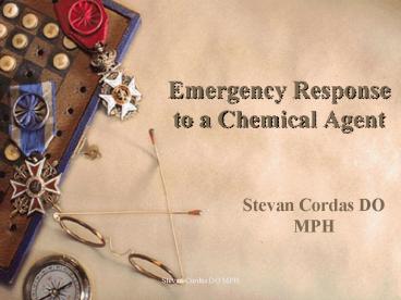 Emergency Response to a Chemical Agent