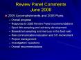 Review Panel Comments June 2006 PowerPoint PPT Presentation