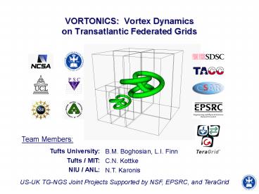 VORTONICS: Vortex Dynamics on Transatlantic Federated Grids